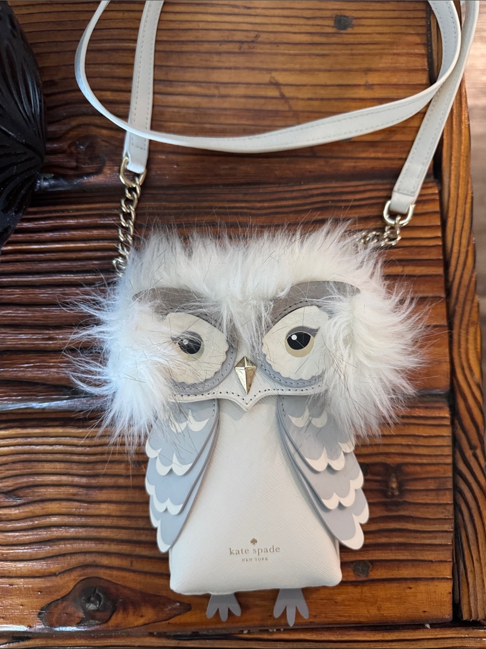 kate spade owl phone crossbody